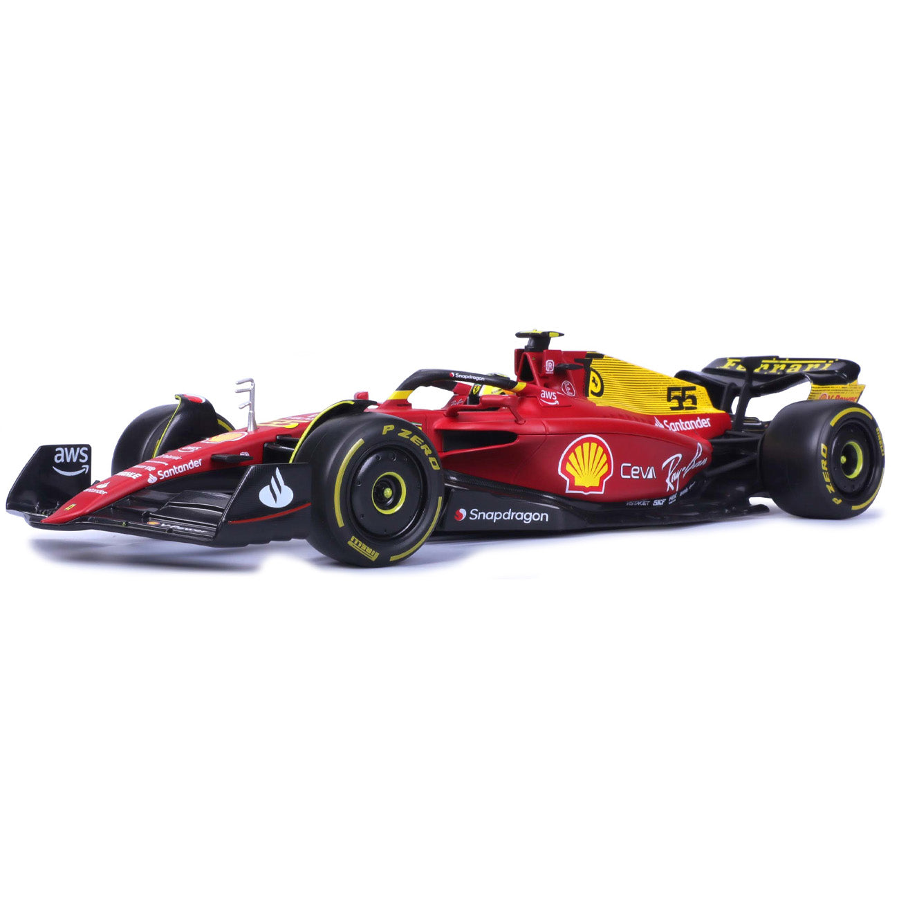 Scuderia Ferrari - F1-75 (2022) 1:18 with Driver's Helmet｜Paper Box |  ADDITIONAL SHOWCASE