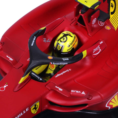 Scuderia Ferrari - F1-75 (2022) 1:18 with Driver's Helmet｜Paper Box |  ADDITIONAL SHOWCASE