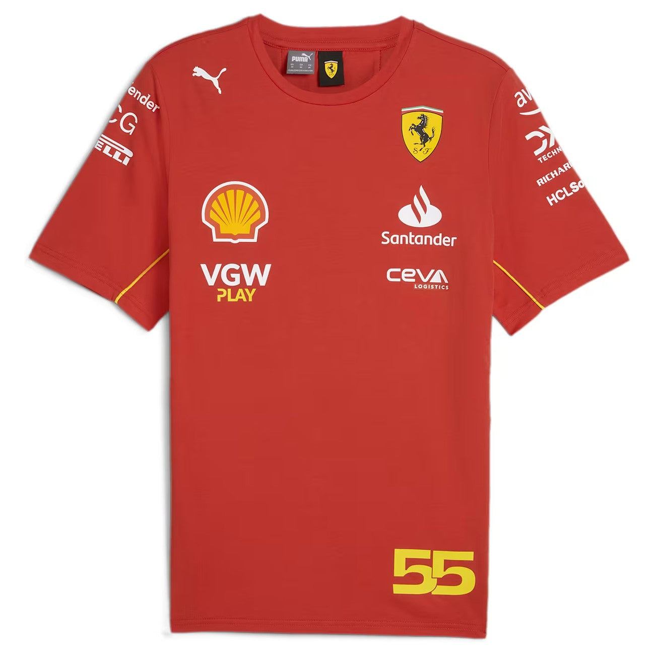 Scuderia Ferrari 2024 Carlos Sainz Tshirt Grand Prix Factory